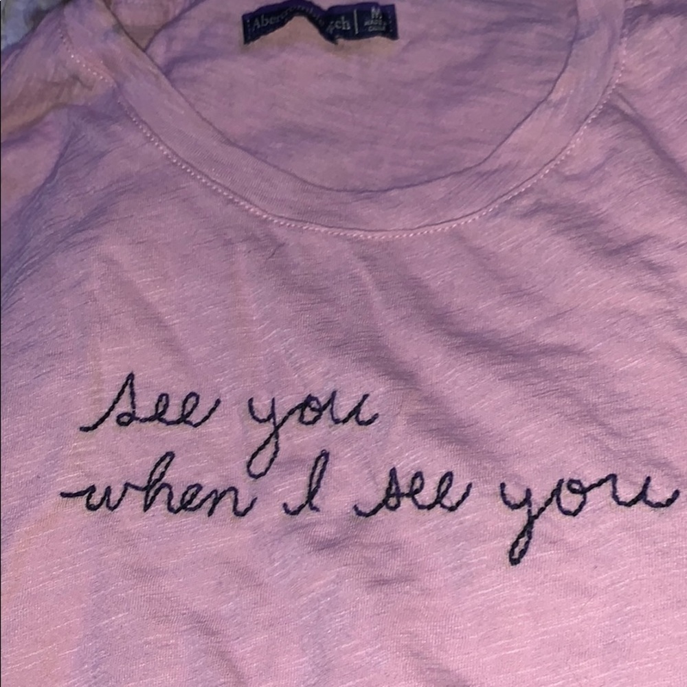 Baby pink t shirt